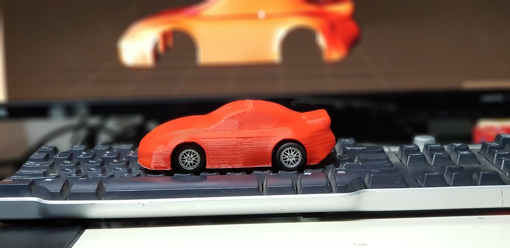 porsche 997 for slot car for scalextric track