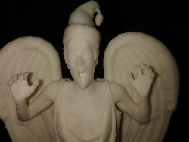 The Christmas Weeping Angel.