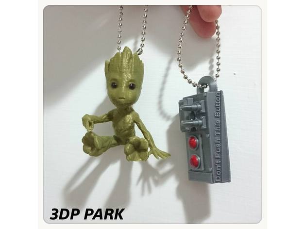Baby Groot 52 Don’T Push This Button