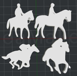 Horse Riding 2D Wall Art