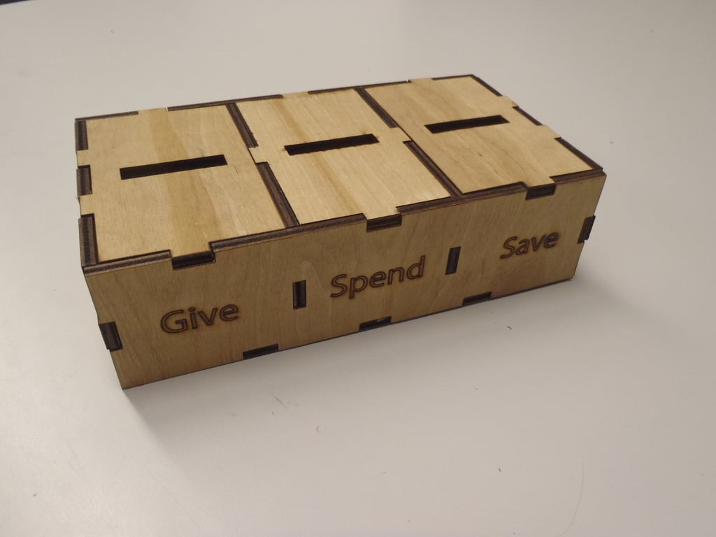 Give Spend Save Money Box