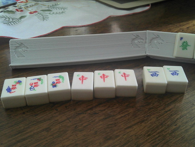 Mahjong Game tile holder