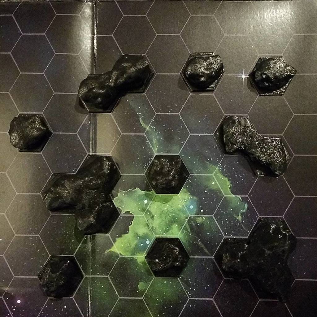 Hex Grid Asteroids