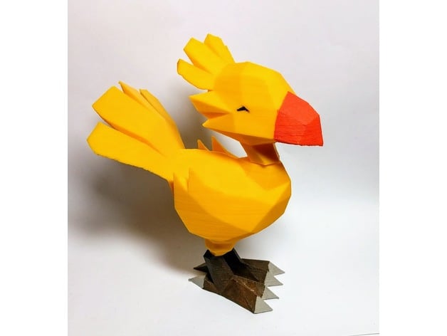 Low Poly Chocobo