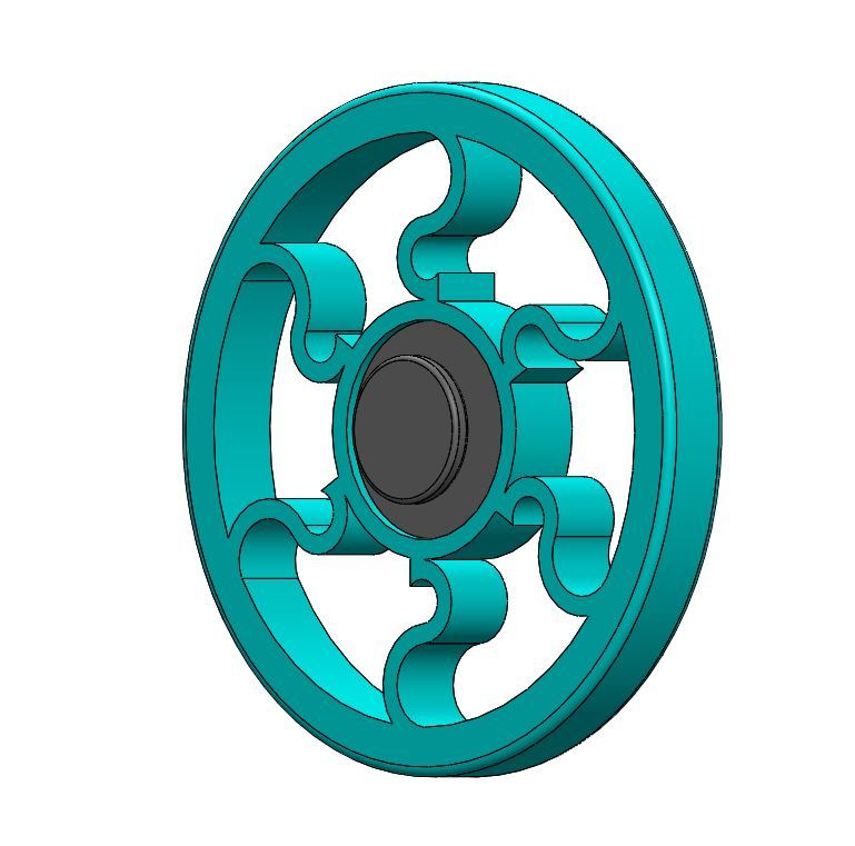Round Fidget Spinner 