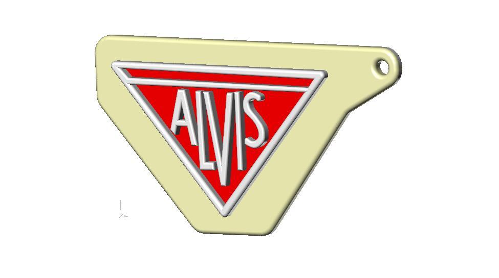 Alvis logo/keyring