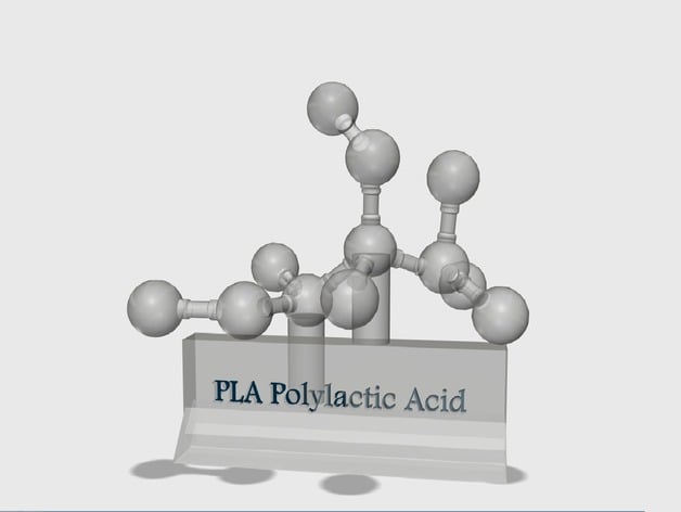 Pla Polylactic Acid Moleculedisplay