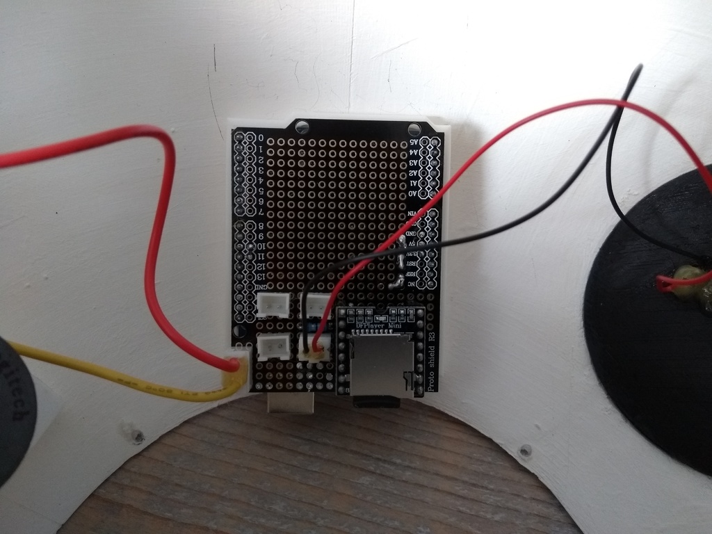 BB8's Arduino UNO holder for its head