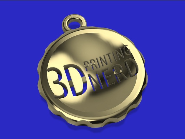 3D Printing Nerd Amulet