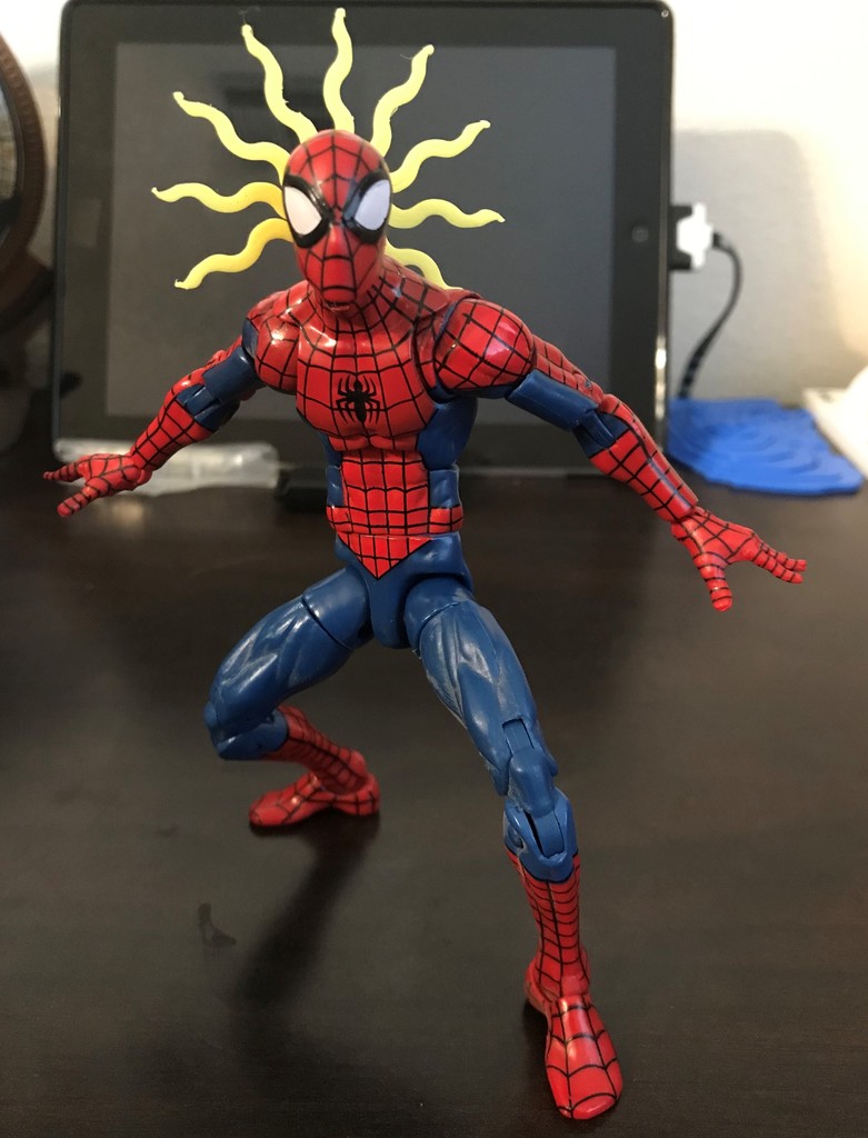Spider-sense Effect for Action Figures