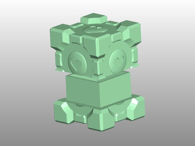 Portal Companion Cube hidden box