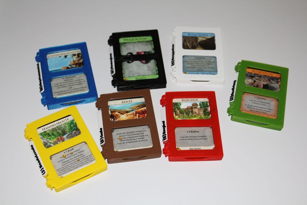 Dominion Card Cases for non-sleeved cards, storage and gameplay