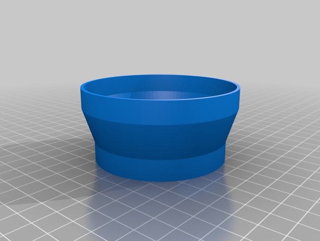 My Customized Parameterized flanged lens hood