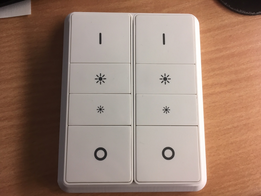 Wall adapter for dual hue dimmer