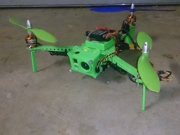 305 size Printed FPV Tricopter