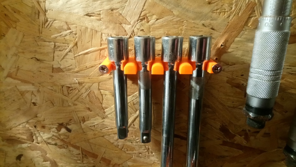 4pc 1/2" Drive Extension Bar Holder