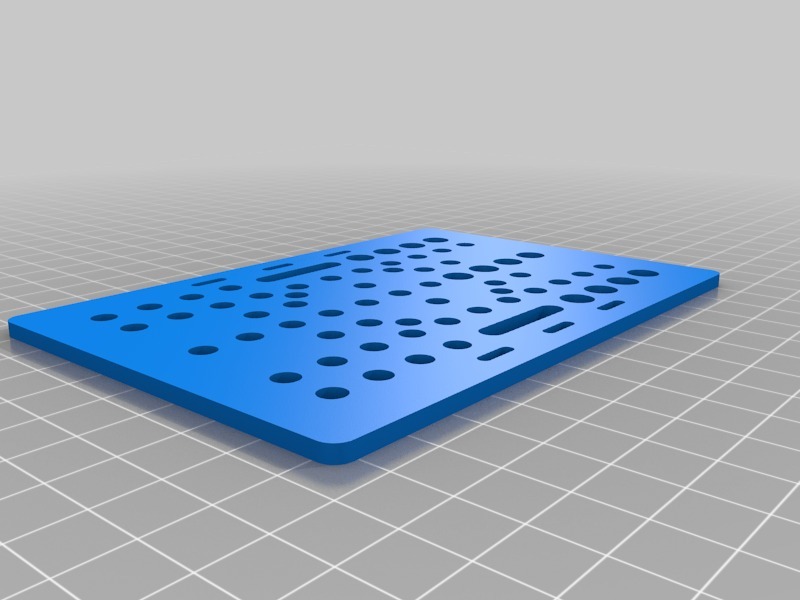 V-Slot universal plate STL
