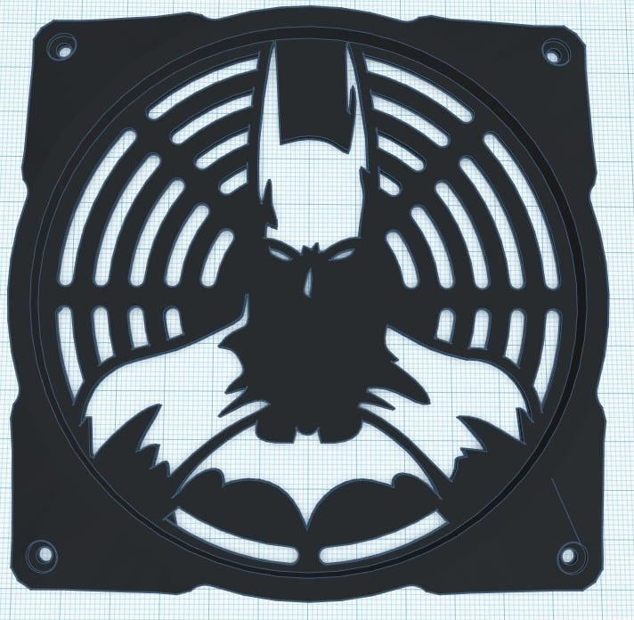 120mm batman fan cover