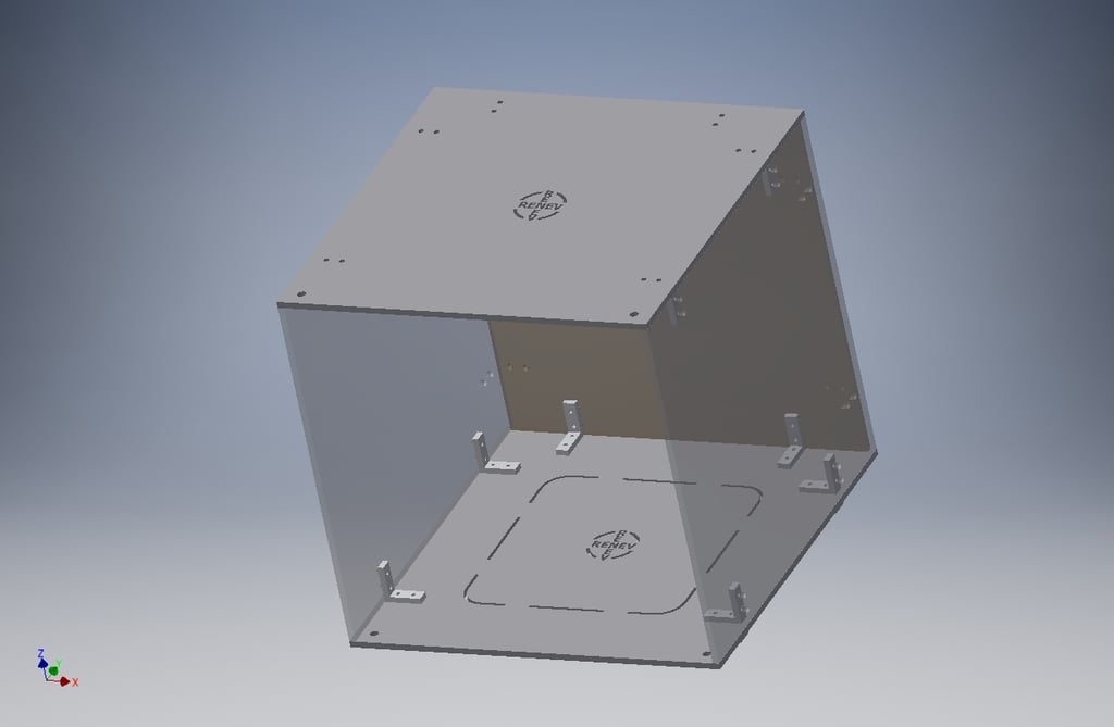 RENEV Endless Enclosure - 3D Printer/Laser Cutter/Equipment Enclosure (customizable/reconfigurable)