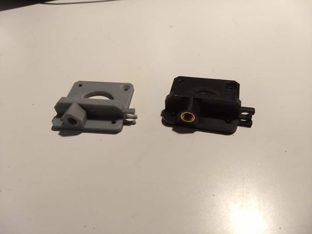 Flexible Filament Extruder Upgrade for Ender 3 with added cable clip