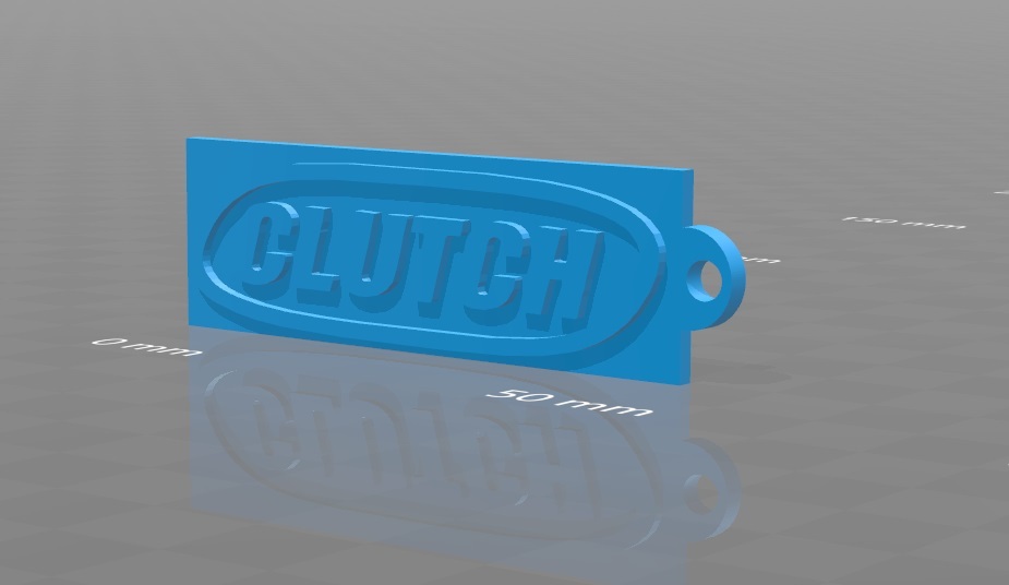 Clutch Band Logo Keychain