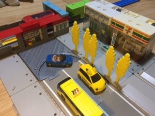 U-turn road for tomica town
