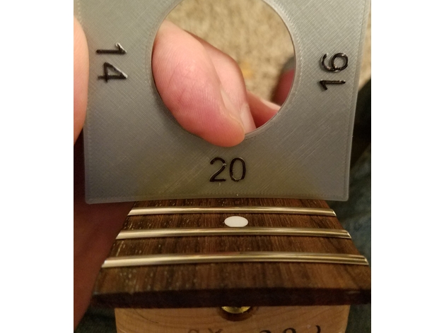 Guitar fingerboard radius and under string radius gauge set