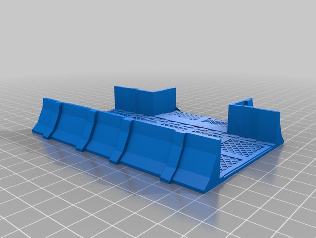 3d printed tabletop 40k modular defenseline trench newchris89