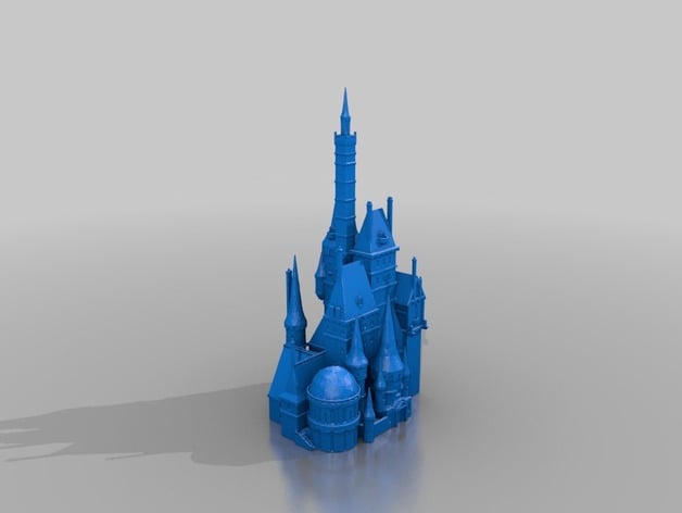 Beauty And The Beast Castle By Edisonm Thingiverse