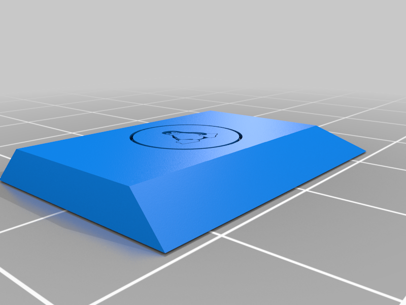 Tux keycap for Cherry STREAM XT or others
