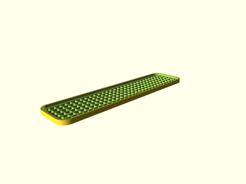 Parametric Footplate - Square Grid Pattern 