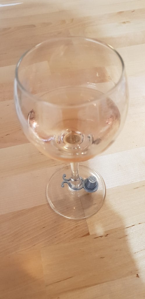 Charms for wine glass