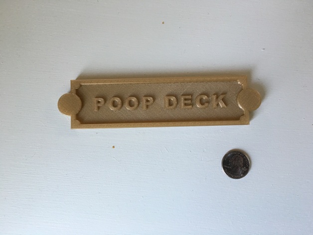 Door Plate (Poop Deck)