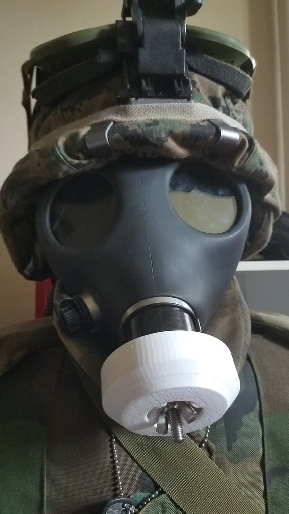  40mm NATO reuseable gas mask filter