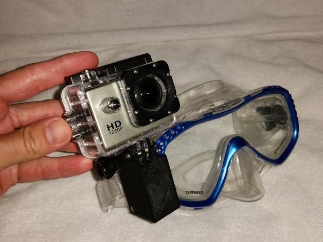 GoPro SJCam snorkel mask adapter