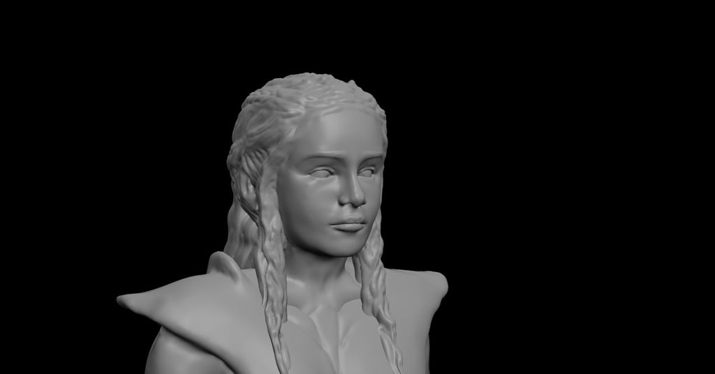 Daenerys Targaryen from Game Of Thrones  Sculpture Mother of Dragons