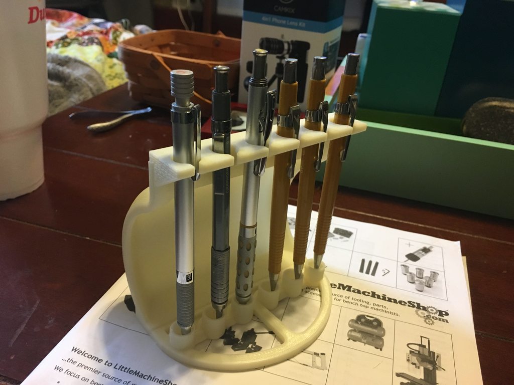 Over Engineered Mechanical Pencil Holder