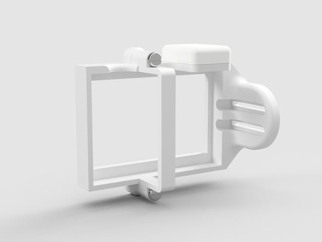Gimbal enclosure for GoPro style action cameras