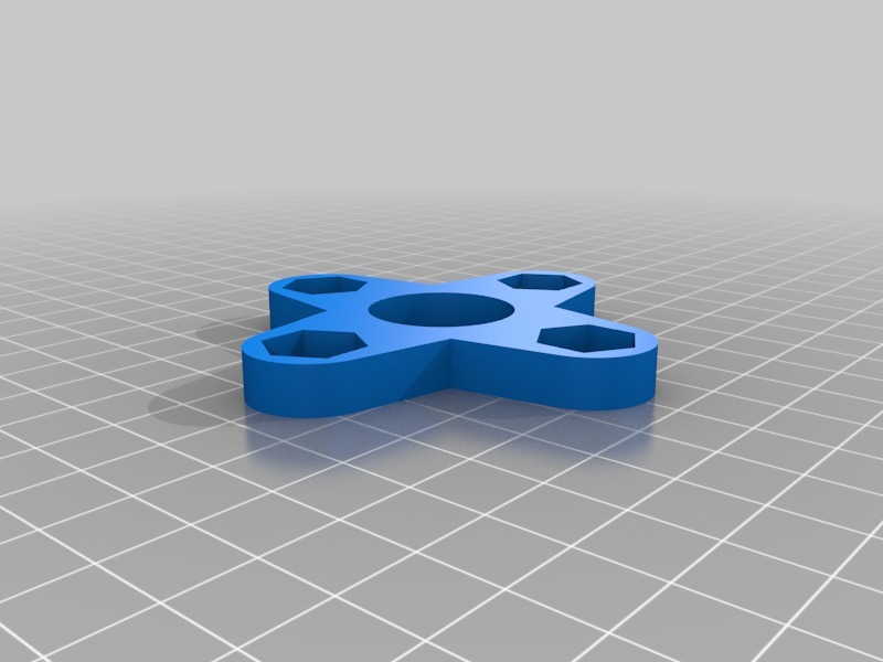 My Customized Fidget Spinner - 608 bearings with 4 M8 nuts