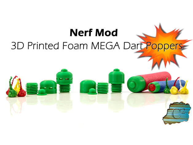 Nerf MEGA Explosive Tips - Party Snap Foam Dart Tips