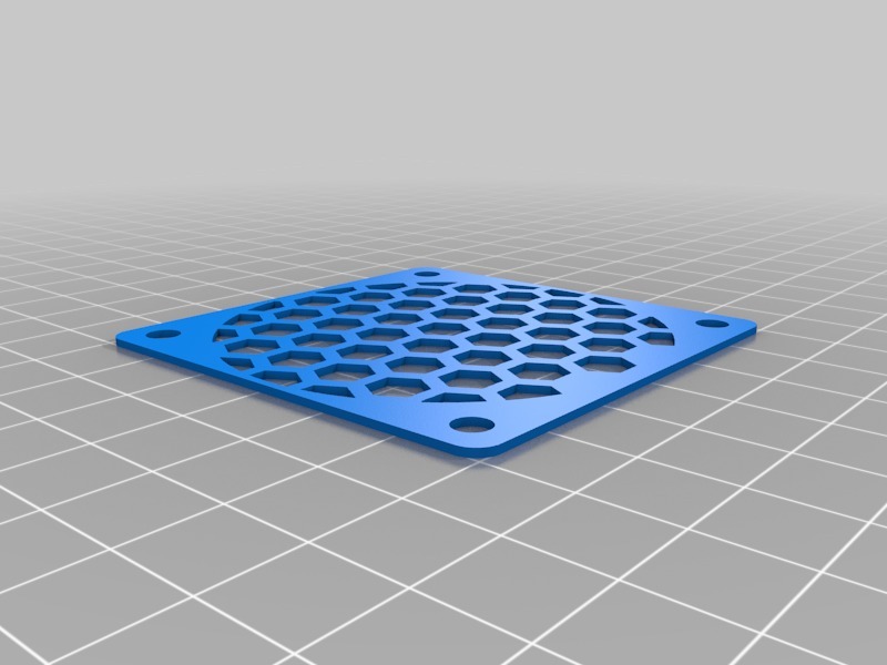 60mm Fan guard / cover with honeycomb filling 1mm 