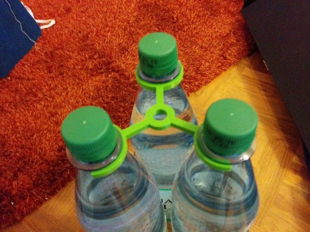 Holder for 3 water bottles