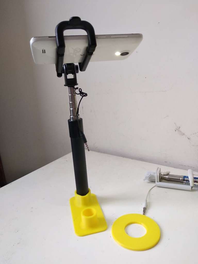 selfie stick desk support base