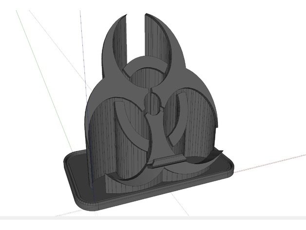 Tablet Stand Toxic Logo