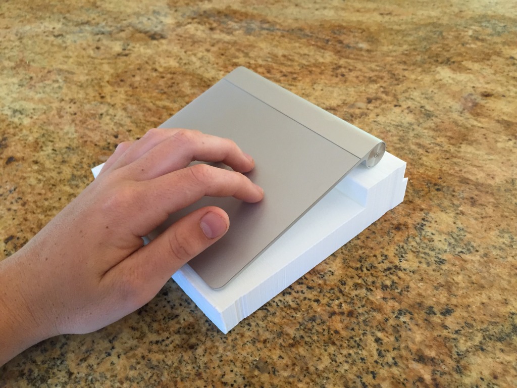 Apple Magic Trackpad hard case + ergonomics