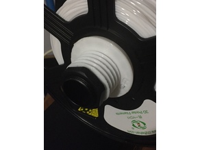 Creality CR-10 parametric spool holder bushings/adapter 3D model