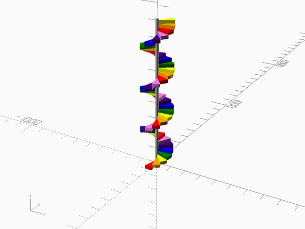 Parametric Spiral Stairs