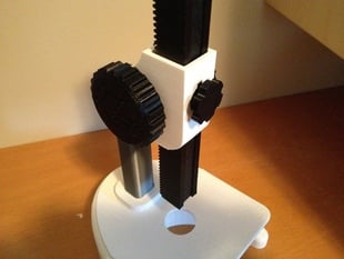 A Printable Microscope Focus Lock Upgrade