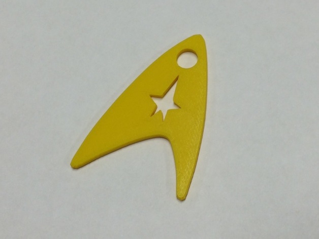 Star Trek Command Key Ring Dangle