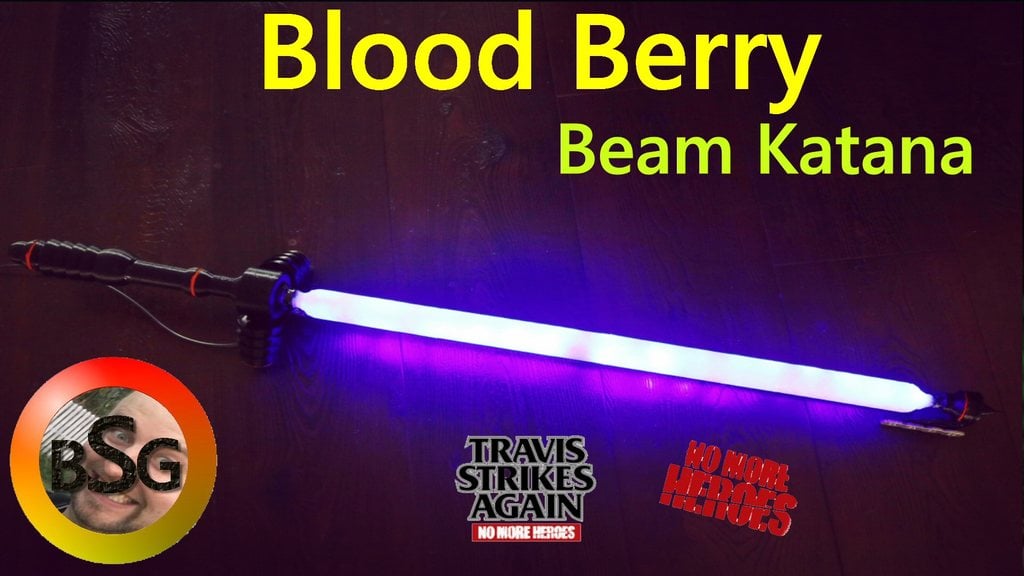 Blood Berry Beam Katana from No More Heroes / Travis Strikes Again